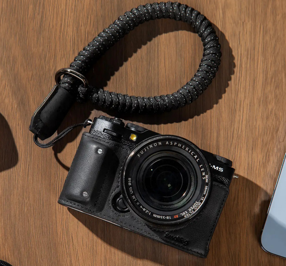 Чехол SmallRig Camera Leather Half Kit для Fujifilm X-M5 Чёрный