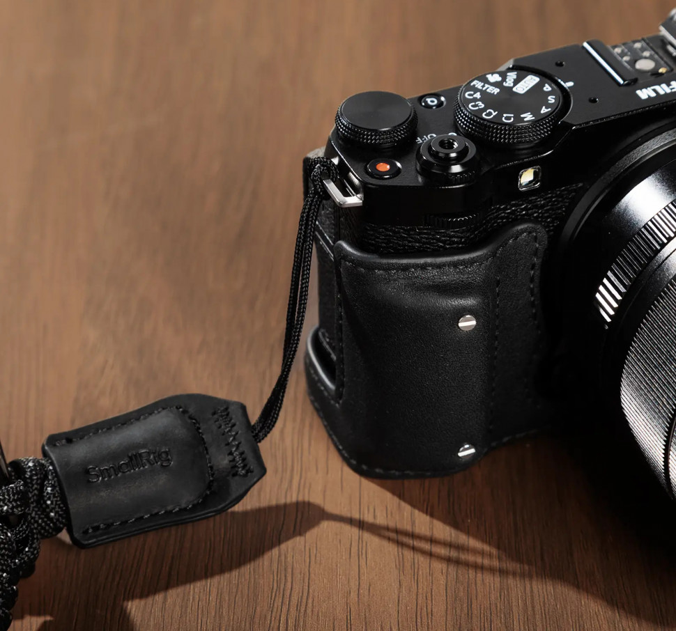 Чехол SmallRig Camera Leather Half Kit для Fujifilm X-M5 Чёрный