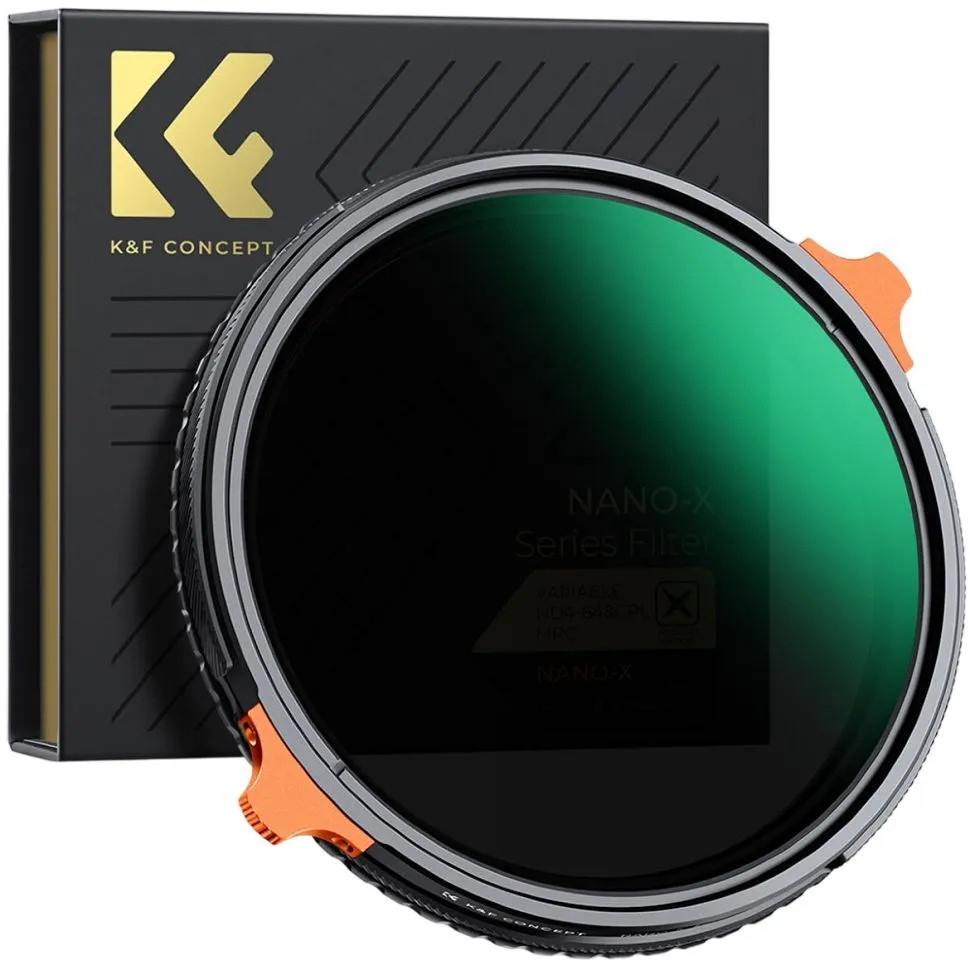 Светофильтр K&F Concept Nano-X CPL/ND4-64 82мм