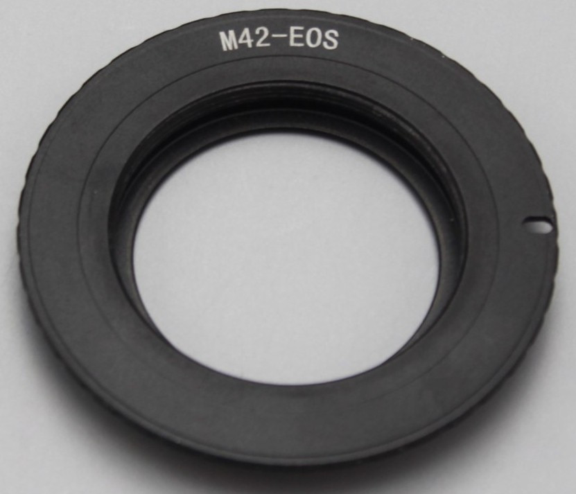 Кольцо переходное M42 на Canon EF с чипом