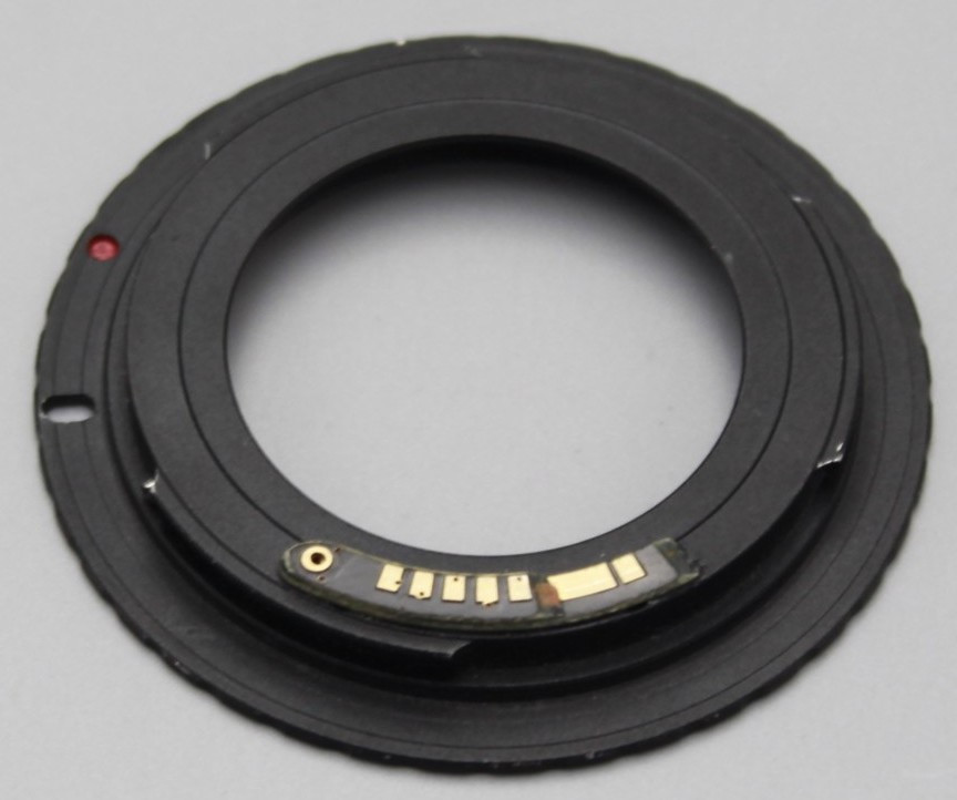 Кольцо переходное M42 на Canon EF с чипом