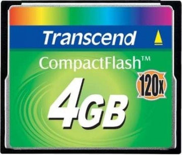 Transcend CompactFlash 120x 4Gb