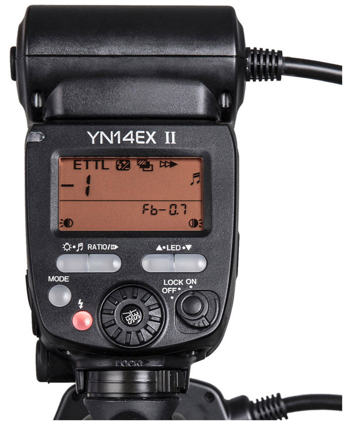 Вспышка YongNuo Speedlite YN-14EX II Macro TTL для Canon