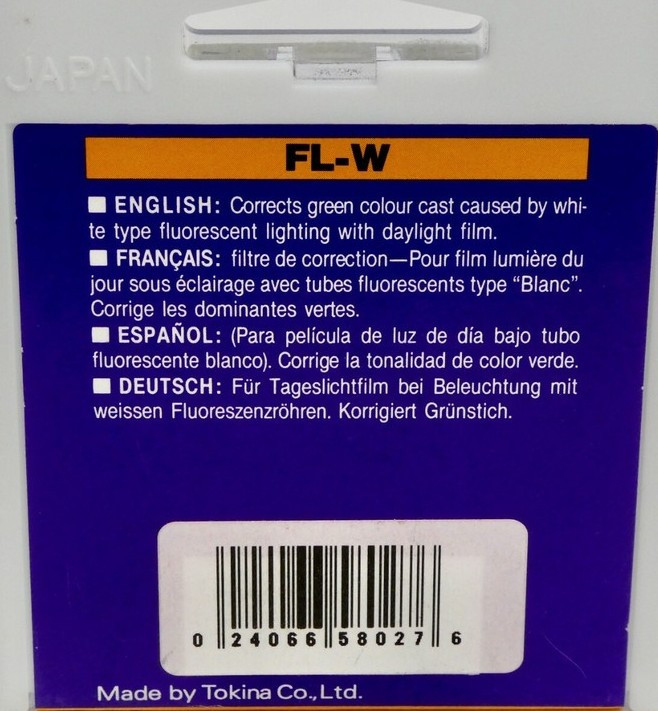 Hoya FL-W Fluorescent 58mm