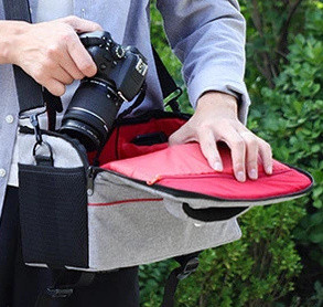Фотосумка Canon EOS серая