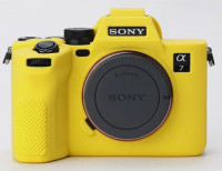 силиконовый чехол для Sony A7R III/A7 III желтый