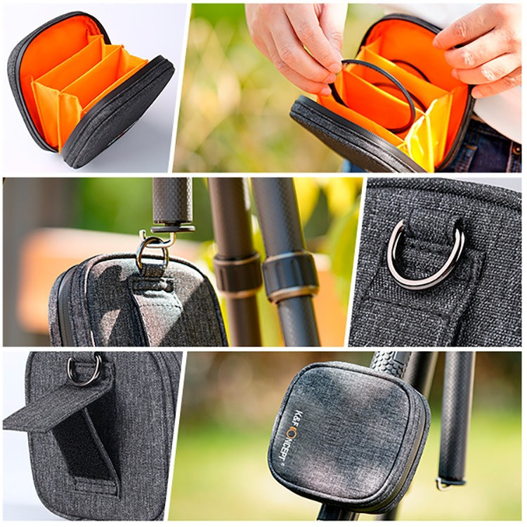 Набор светофильтров K&F Concept 3 in 1 magnetic (MCUV+CPL+ND1000) 72мм