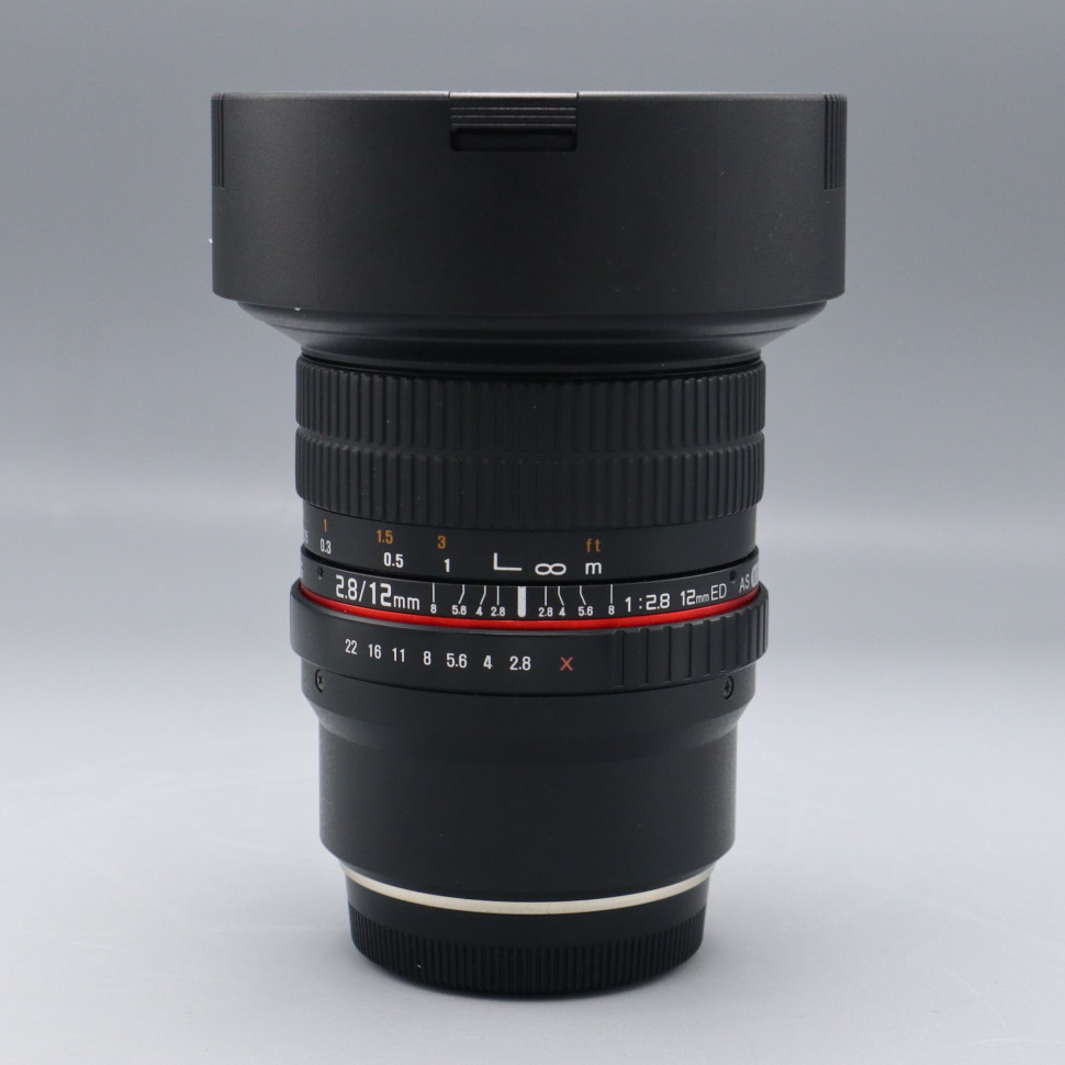 Samyang 12mm f/2.8 ED Fish-eye Fuji (Like new)