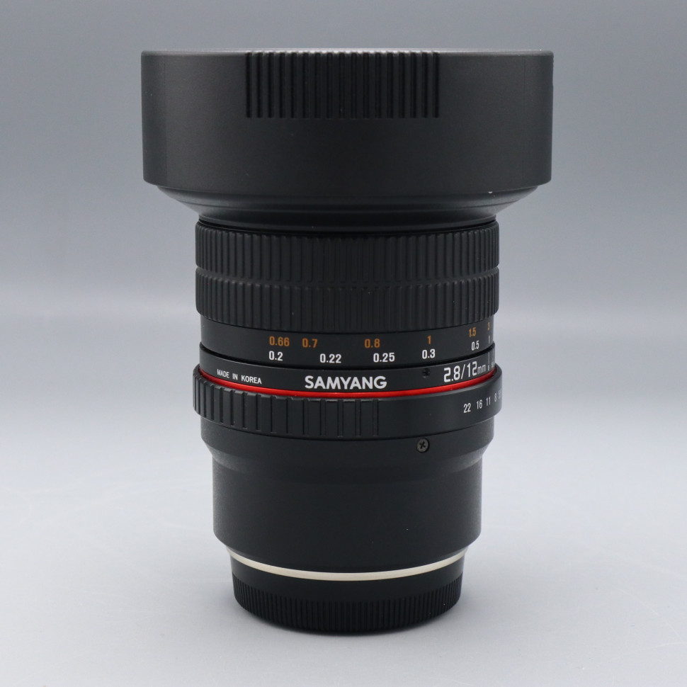 Samyang 12mm f/2.8 ED Fish-eye Fuji (Like new)