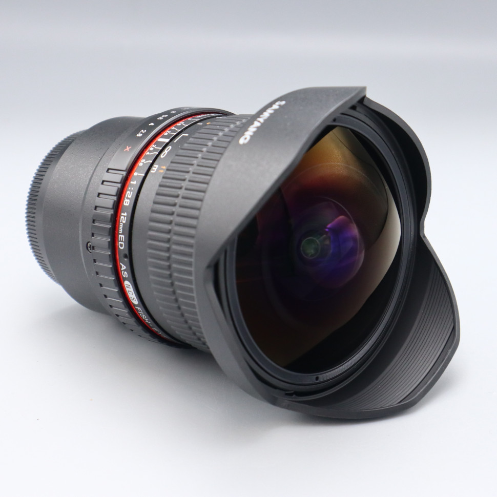 Samyang 12mm f/2.8 ED Fish-eye Fuji (Like new)