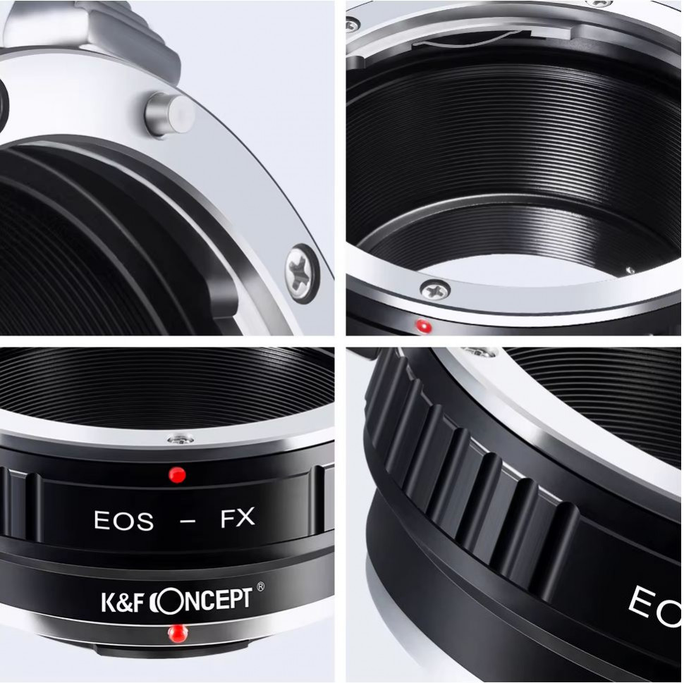 Адаптер K&F Concept для объектива EOS EF на байонет X-mount
