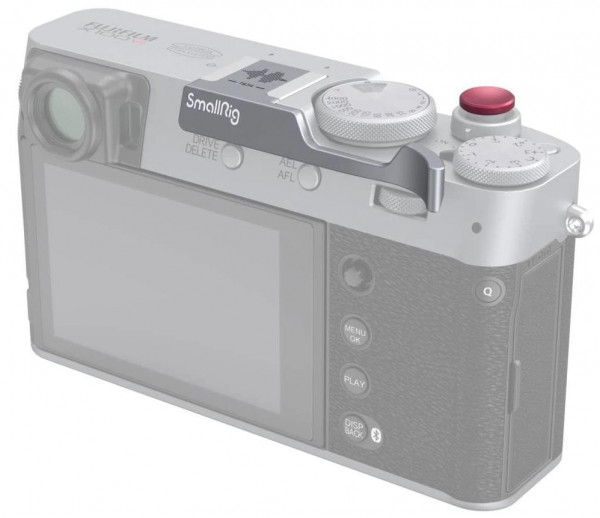 Упор для большого пальца SmallRig 4566 Thumb Grip для Fujifilm X100VI / X100V Серебро