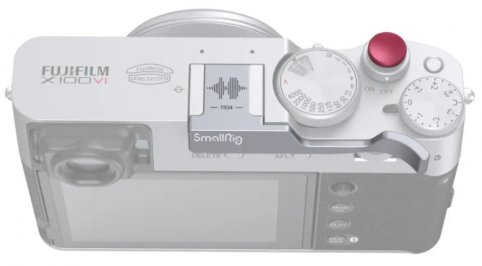 Упор для большого пальца SmallRig 4566 Thumb Grip для Fujifilm X100VI / X100V Серебро