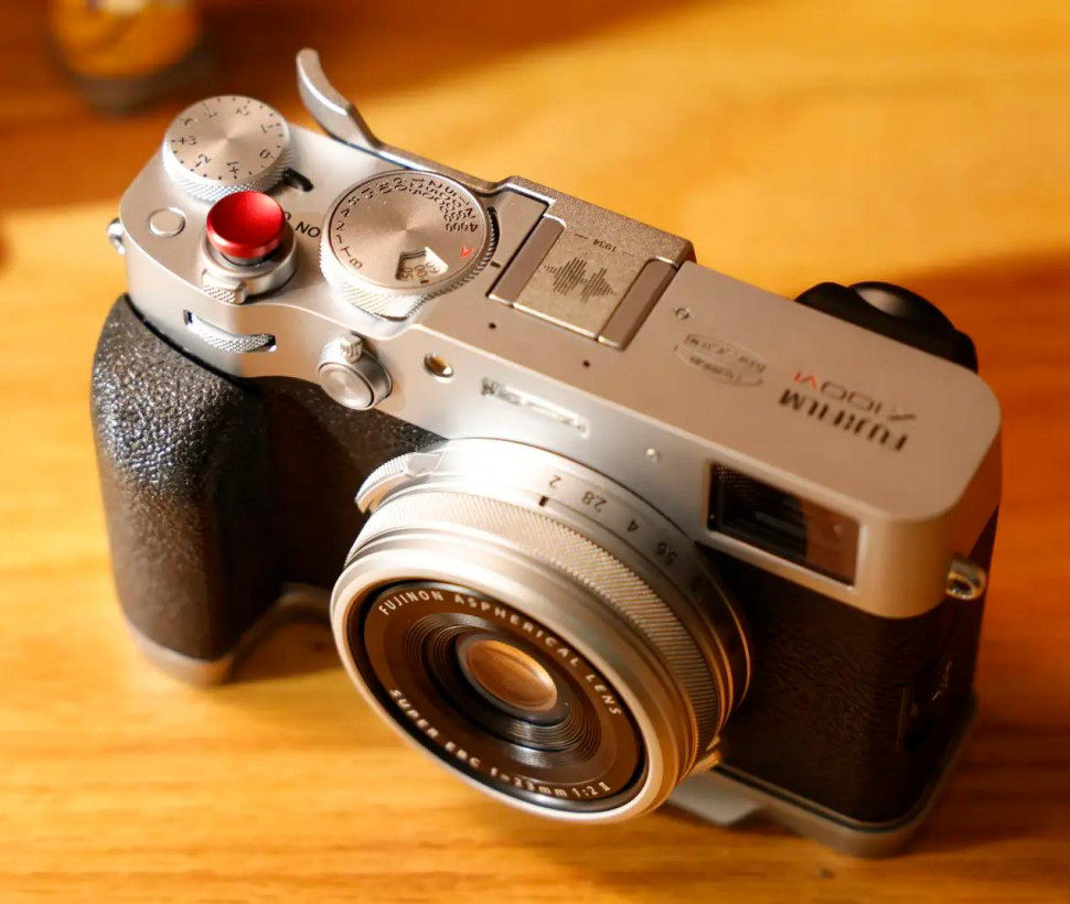Упор для большого пальца SmallRig 4566 Thumb Grip для Fujifilm X100VI / X100V Серебро