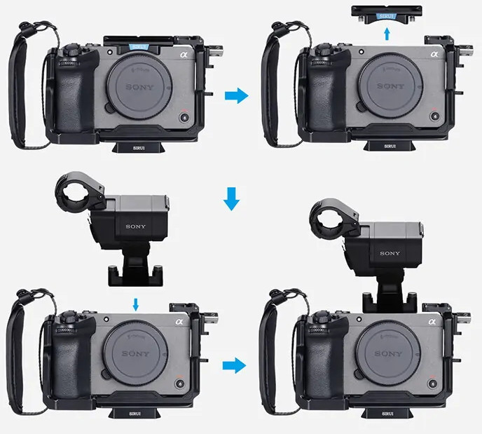 Клетка Sirui SC для Sony FX3/FX30 Серая