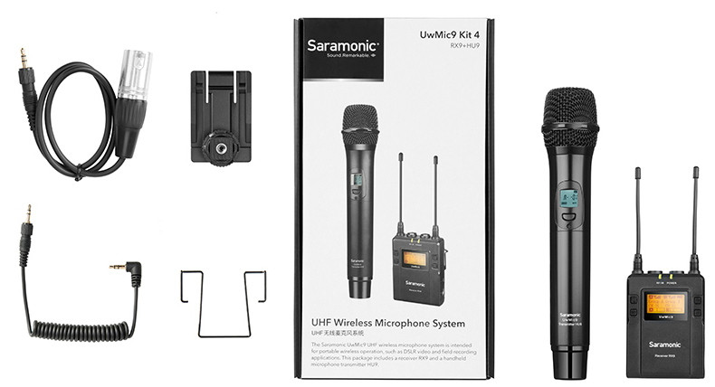 Беспроводная система Saramonic UwMic9 Kit4 (RX9+HU9)