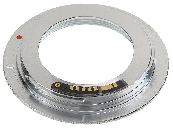 Адаптер Falcon Eyes М42 - Canon EF с чипом