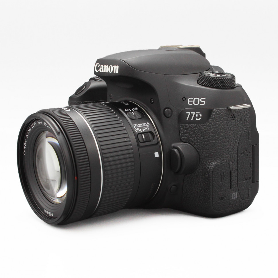 Canon EOS 77D kit EF-S 18-55 4-5.6 IS STM (пробег 45300)