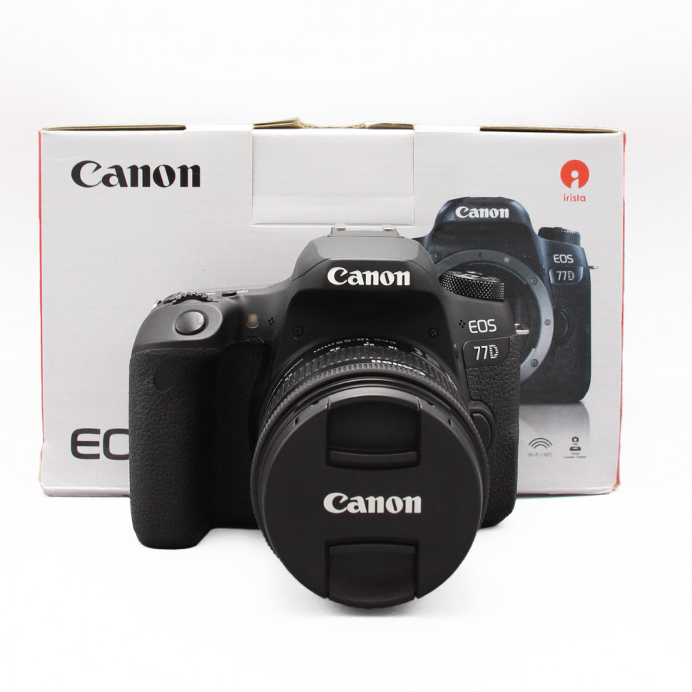 Canon EOS 77D kit EF-S 18-55 4-5.6 IS STM (пробег 45300)