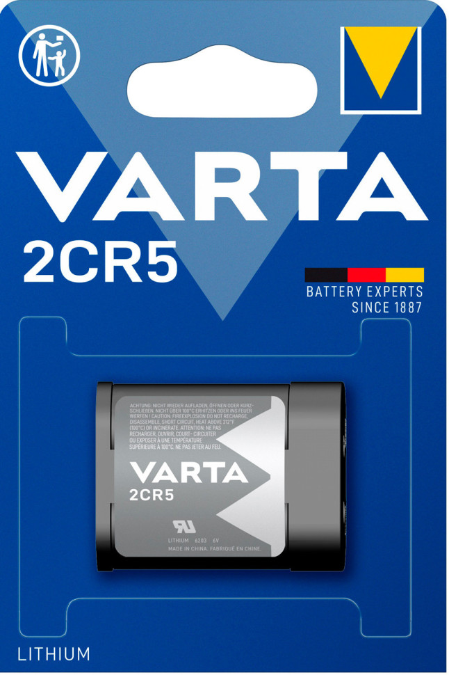 Батарейка Varta 2CR5