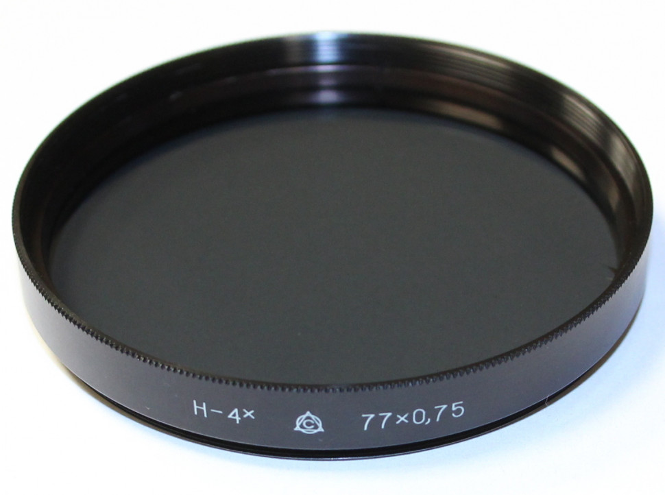 светофильтр ЛЗОС 77х0,75мм Н-4х (сост 5-)
