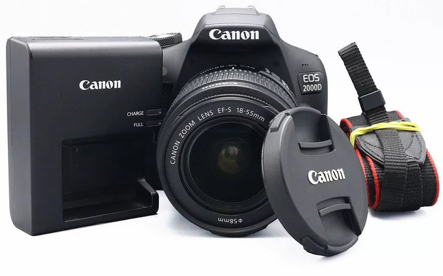 Canon EOS 2000D kit 18-55mm IS II (6400 кадров)