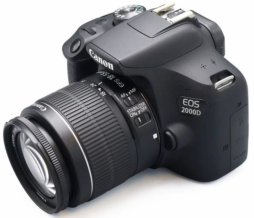 Canon EOS 2000D kit 18-55mm IS II (6400 кадров)
