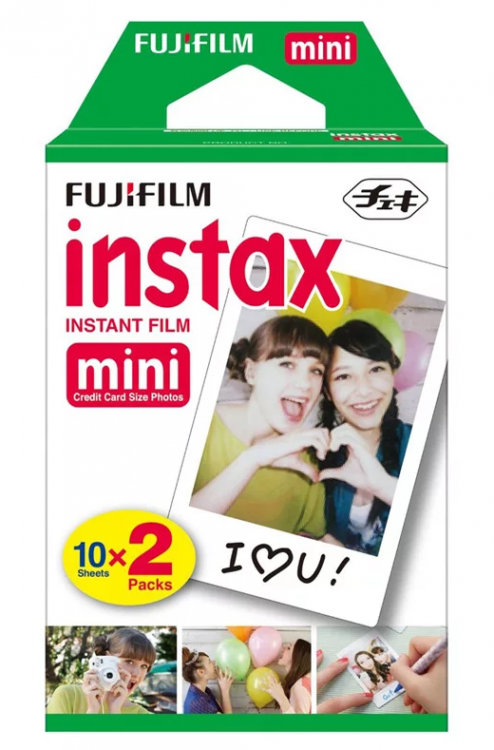 Картридж для моментальной фотографии Fujifilm Instax Mini Glossy, 20 шт.