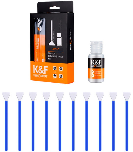 Набор для ухода за матрицей K&F Concept 16mm APS-C Sensor Cleaning Swab Ki