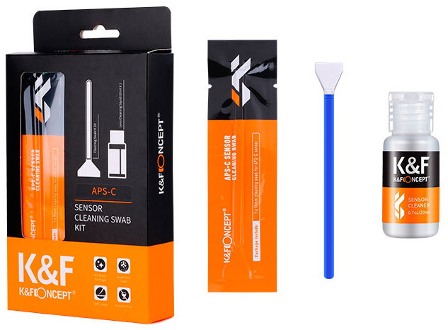 Набор для ухода за матрицей K&F Concept 16mm APS-C Sensor Cleaning Swab Ki