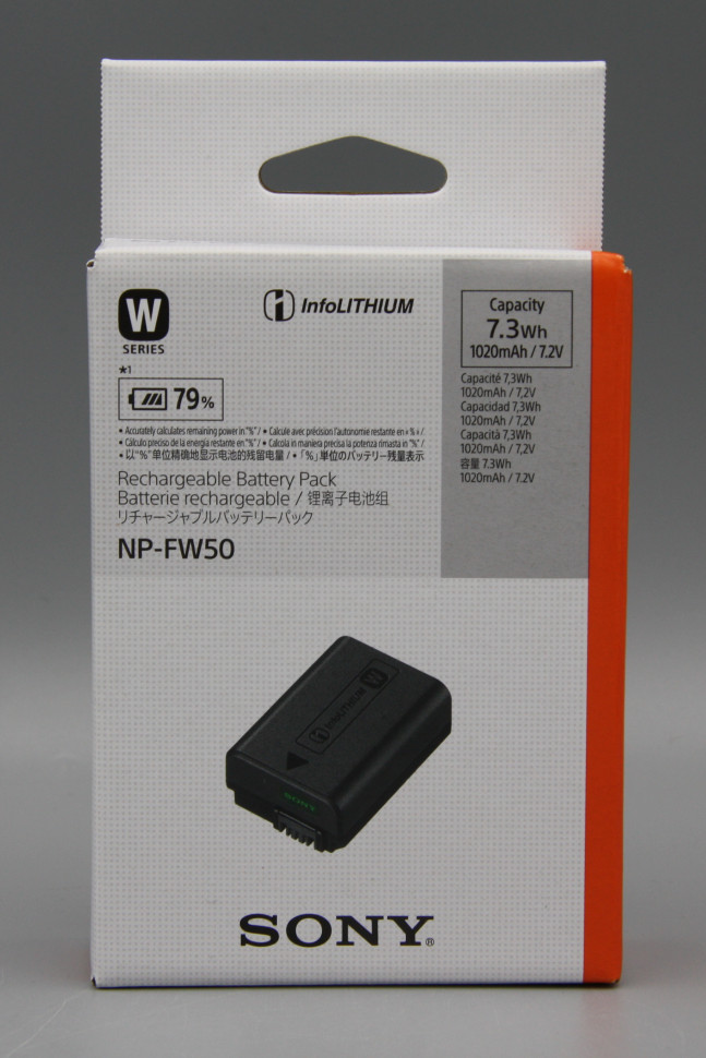Аккумулятор SONY NP-FW50 для A7/A6xxx/A5xxx/NEX/A33/A55