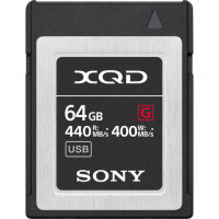 Карта памяти Sony XQD 64Gb QDG64F, чтение 440, запись 400 Мб/c