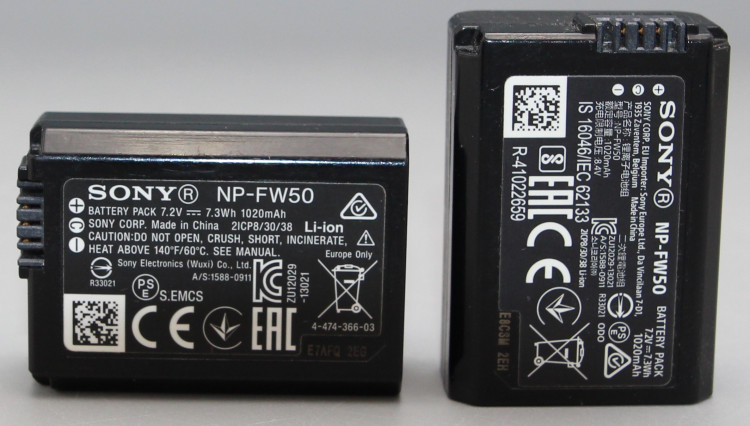Аккумулятор Sony NP-FW50 (сост. 4)