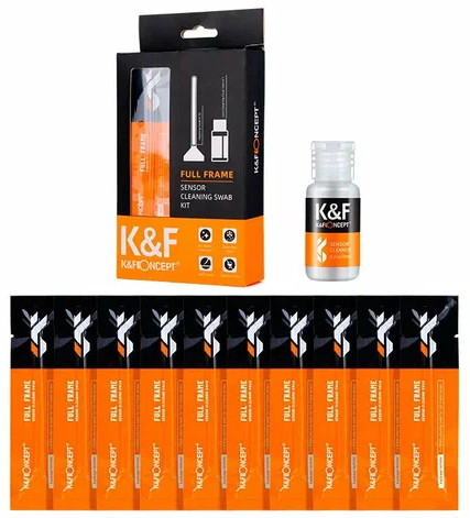 Набор для ухода за матрицей K&F Concept 24mm Full-Frame Sensor Cleaning Swab Kit