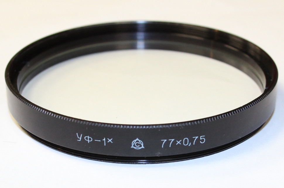 светофильтр ЛЗОС 77х0,75мм УФ-1х (сост 5-)