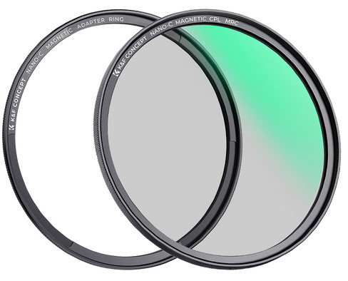 Светофильтр K&F Concept Nano-C Magnetic HMC CPL 55мм