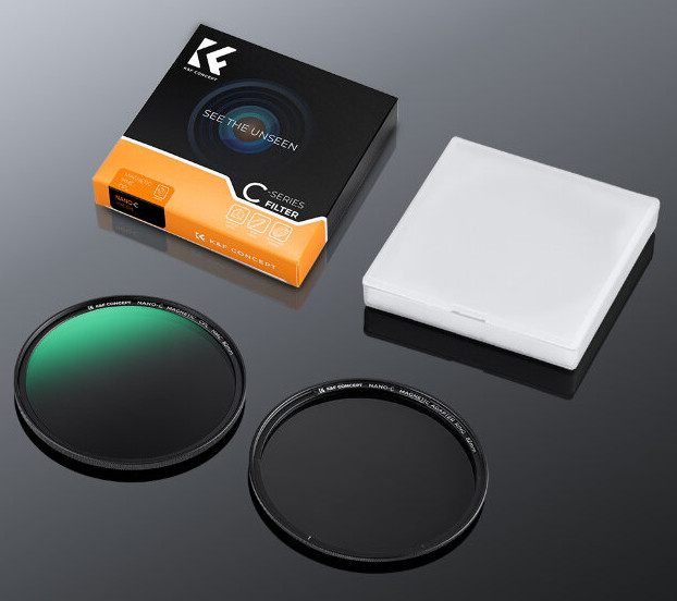 Светофильтр K&F Concept Nano-C Magnetic HMC CPL 55мм