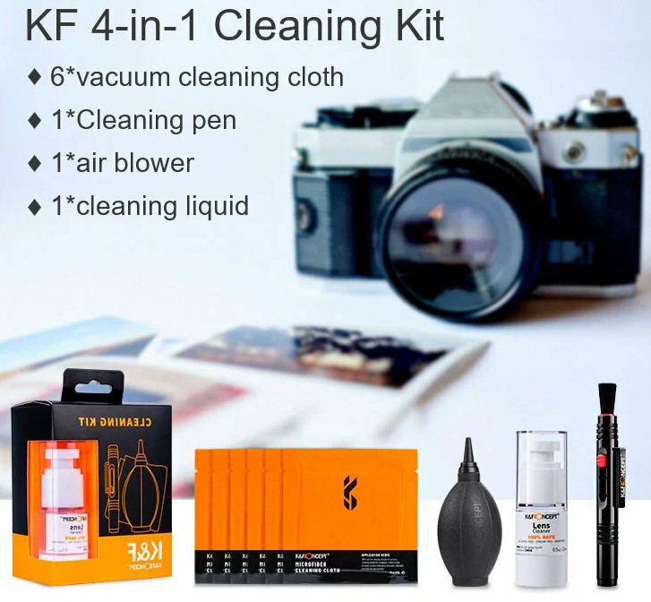 Набор для ухода за оптикой K&F Concept 4-in-1 Cleaning Kit