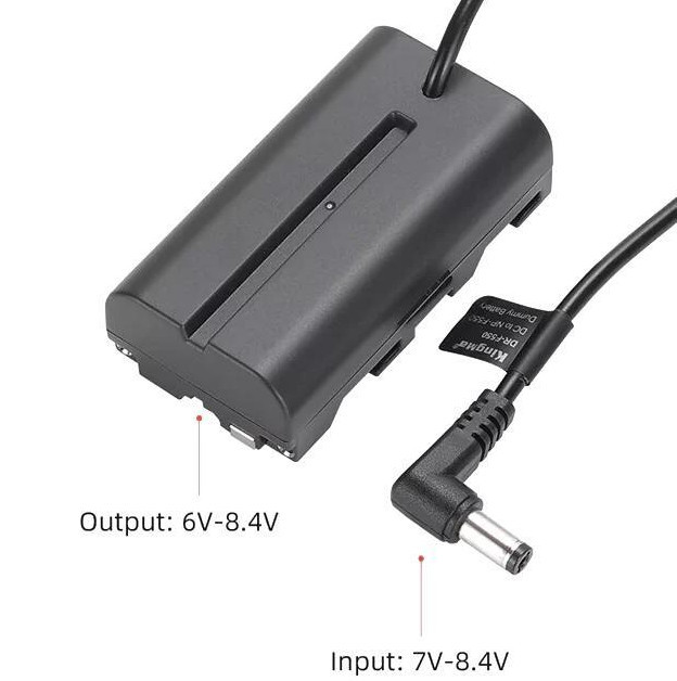 Адаптер питания Kingma NP-F550 + сетевой адаптер