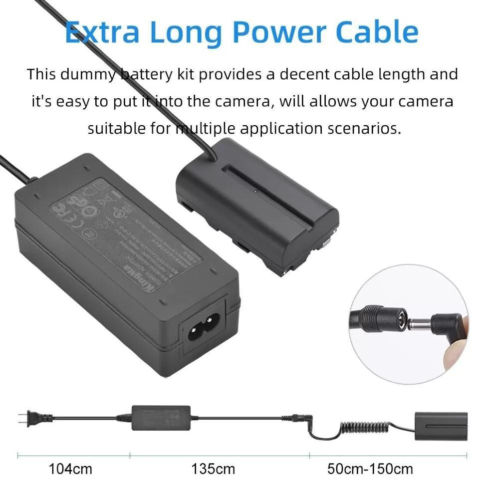 Адаптер питания Kingma NP-F550 + сетевой адаптер