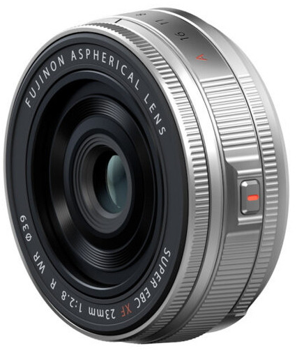 Объектив Fuji XF 23mm f/2.8 R WR, серебристый