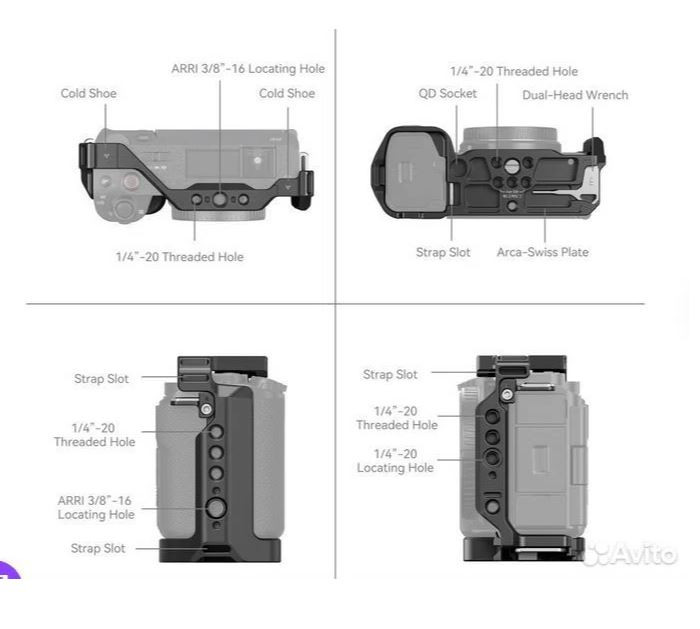 SmallRig 4256 Клетка для Sony ZV-E1