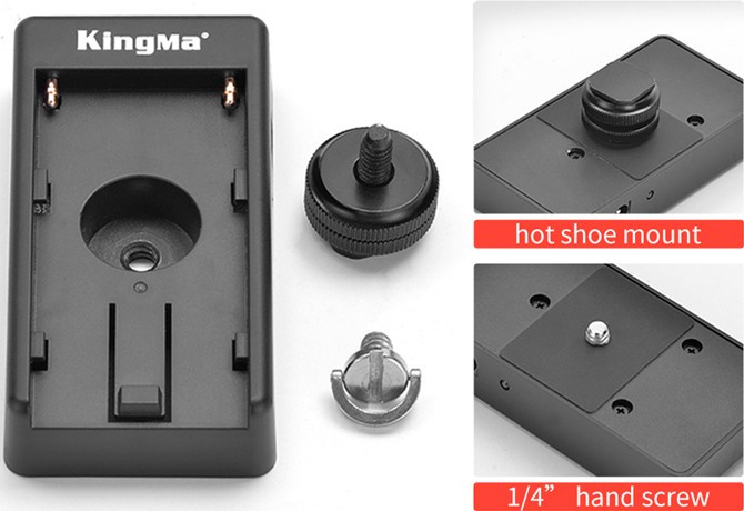 Kingma DR-FW50 + BM-F980D battery plate Kit, каплер + адаптер для аккумулятора NP-F