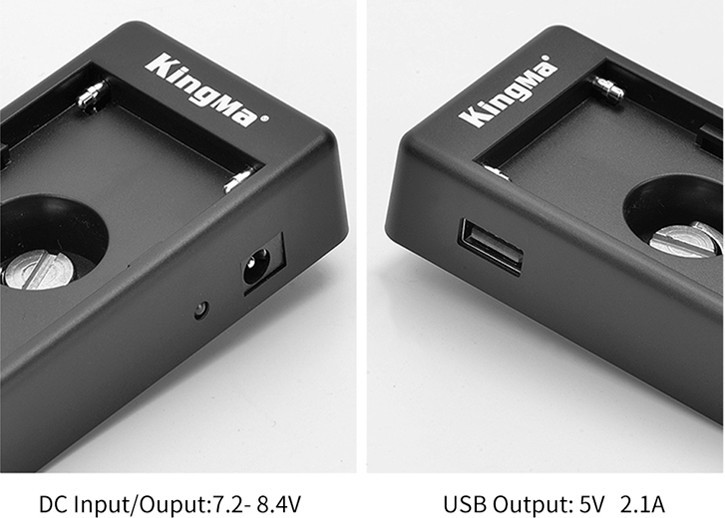 Kingma DR-FW50 + BM-F980D battery plate Kit, каплер + адаптер для аккумулятора NP-F