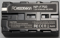 Аккумулятор GreenBean NP-F750 6700 мАч