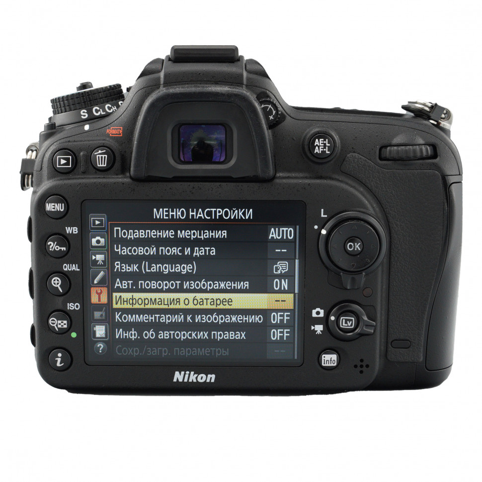 Nikon D7200 (25.000 кадров)