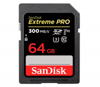 Карта памяти SDXC 64GB Sandisk Extreme Pro UHS-II V90 U3 300 Mb/s