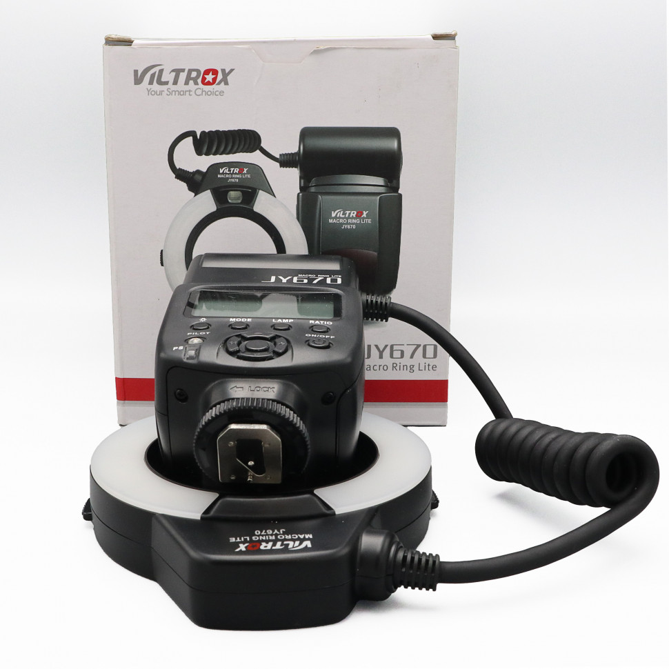 Кольцевая вспышка Viltrox JY-670N (сост. 5-)