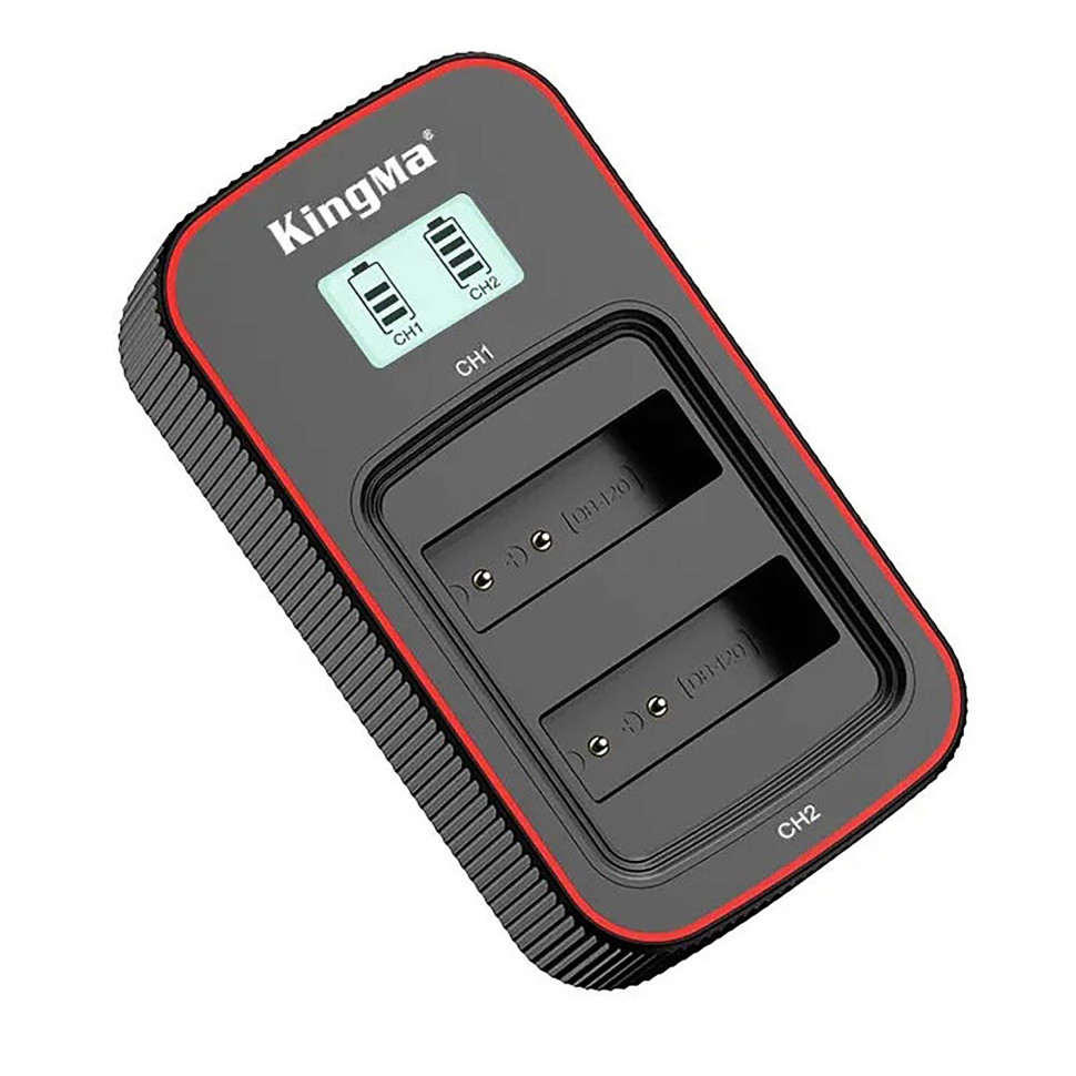 Зарядное устройство Kingma BM058-DB120 для 2х Ricoh DB-120, USB