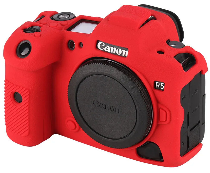 силиконовый чехол для Canon EOS R5 красный